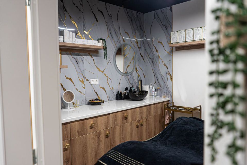 Pohľad do ošetrovacej miestnosti Bivi Beauty Studio v Bratislave